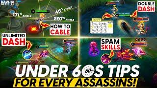 BEST TIPS FOR EVERY ASSASSIN HERO UNDER 60 SECONDS