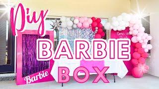 Life Size Barbie Box DIY | Barbie Box Tutorial | Barbie Party