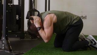 Get Ripped Abs With Cable Weighted Crunch - Heavy Weight Training | J2FIT