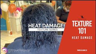 Silk Press on  HEAT DAMAGED Hair  (Issa Voiceover)