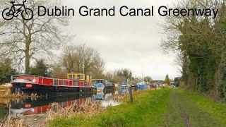 Dublin Grand Canal Greenway : 4K Virtual Bike Ride Ireland