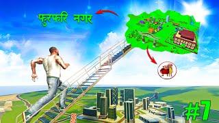 Franklin Found Secret Stairway to MOTU PATLU CITY in Indian Bike Driving 3D