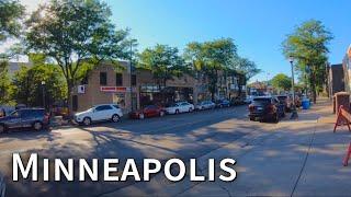 Minnneapolis 4K Walking Video - Nicollet Avenue - Whittier