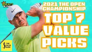 2021 British Open Value Picks, Sleepers & Longshots | DraftKings Golf & Fantasy Golf