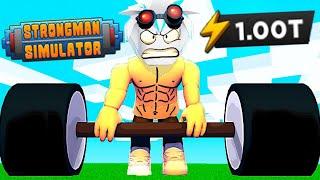 1,000,000,000,000 ЭНЕРГИИ ТРАЧУ ЗА 5 СЕКУНД В СИМУЛЯТОРЕ СТРОНГМЕНА! ROBLOX Strongman Simulator