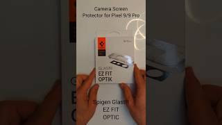 Spigen Glas.tR EZ Fit OPTIK Camera Screen Protector for Google Pixel 9 Pro (unboxing & installation)