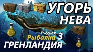 Угорь Нева / РР3 [ Русская рыбалка 3.9 Гренландия]