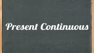 Present Continuous Tense - English grammar tutorial video tutorial