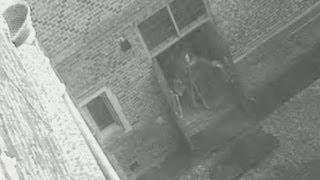 Hampton Court Palace CCTV ghost "Skeletor"