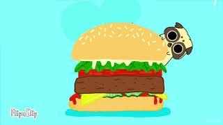 Burger dog #bluey #pug