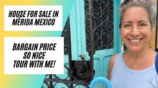 Cheap house for sale in Mérida Mexico. Tour with me!