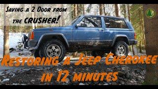 Restoring a Jeep Cherokee XJ in 12 minutes