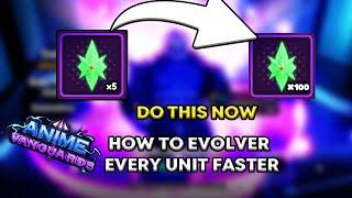 How To EVOLVE EVERY META Unit In Anime Vanguards