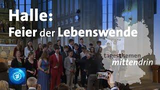 Halle: Feier der Lebenswende | tagesthemen mittendrin