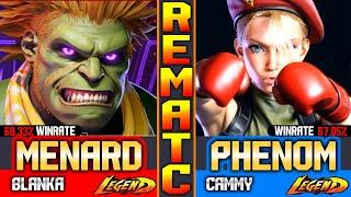 SF6 MenaRD (Blanka Vs Cammy) Phenom Rematch ▰ Street Fighter 6 Gameplay High Level