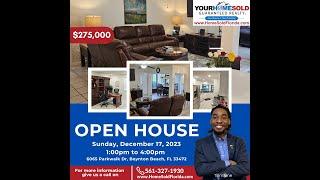 OPEN HOUSE in Boynton Beach! - Your Home SOLD Guaranteed Realty Sales - Florida