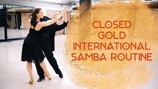 Closed Gold International Samba Routine