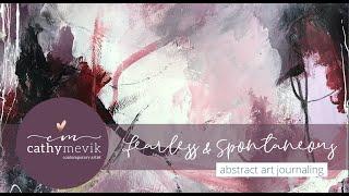 Abstract art tutorial # 12 | Fearless expressive painting