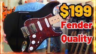 Donner DST-152B Full Demo & Review - Quality Electric Guitar for just $199? #guitarreview #donner