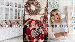 Vlog | A Day of Holiday Prep, Santa Photos, & Doctor’s Visit!