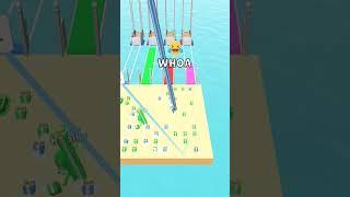 Bridge race. #gaming #games #bridgerace.