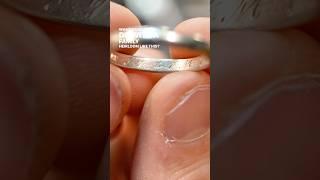 Transforming an Heirloom Wedding Ring into a Sentimental Pendant 