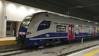 A brand new Siemens Desiro Electric Multiple Unit leaves Modiin Central Station.