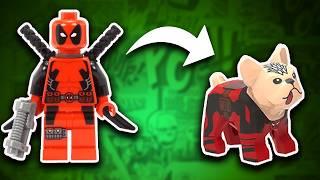 These Knock-Off LEGO Deadpool Minifigures are INSANE