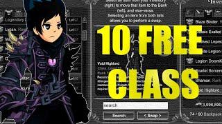 AQW - TOP 10 FREE CLASS | EASY FARM | 0 ACS