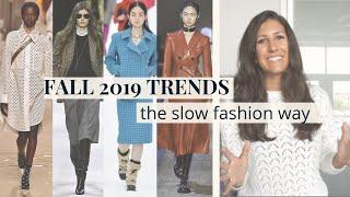 Fall Winter 2019 Fashion Trends | How to Wear Them | Slow Fashion