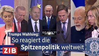 US-Wahl: Internationale Reaktionen auf Trump-Sieg | ZIB13 vom 06.11.2024