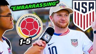 Fans React  to USA 1-5 Colombia | 2024 USMNT Friendly