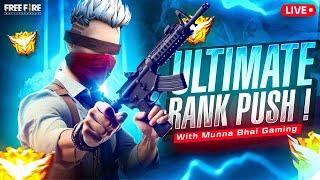 Grandmaster Live Rank Push Free Fire Telugu  - Munna Bhai is Live  - Telugu Gaming Live #MBG