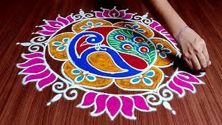 Sankranthi Special Muggulu 2022 | 7x4 Dots Pongal Rangoli Designs | Simple Easy Sankranthi Muggulu