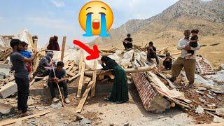 Tragedy in Zahra's family with the destruction of her house