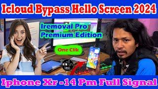 #icloudbypassfull #iphone XR to 14 plus/Pro/Max with SIGNAL #IRemoval Pro Premium Edition2024