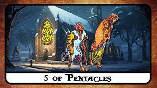 5 of Pentacles Tarot Card Meaning  Reversed, Secrets, History 