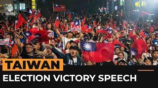 Taiwan elects ruling party candidate that China disapproves of