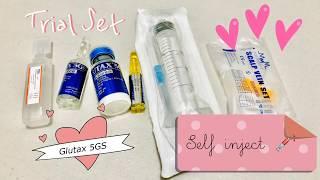 Glutax 5gs Micro Advance || Step by step self inject