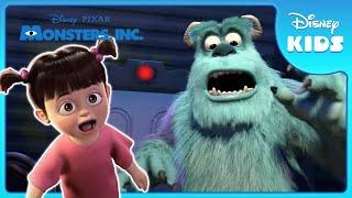 Sulley Meets Boo for the First Time! | Monsters, Inc. | Disney Kids