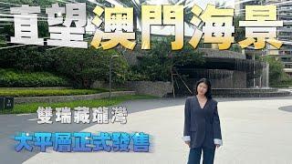 珠海望住整個澳門景嘅大平層正式發售了 雙瑞藏龍灣 港式住宅24小時管家服務令你係珠海都可以體驗香港嘅服務 直望澳門新葡京煙花夜景 270環繞每一個角度都咁靚