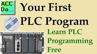 Learn PLC Programming - Free 2 - Your First PLC Program using the Free Simulator