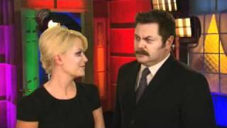 Parks and Recreation - Fan Q&A with Amy and Nick