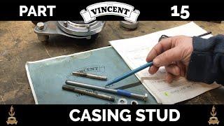 Restoration of 1951 Vincent Rapide - Part 15 - Crankcase Stud