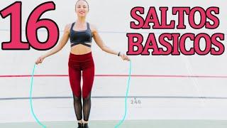 Saltos BASICOS con Cuerda para PRINCIPIANTES - 16 Tipos de Salto 