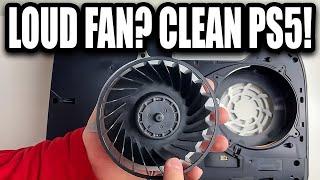 How to CLEAN PS5 and FIX PS5 LOUD FAN! (BEST METHOD)