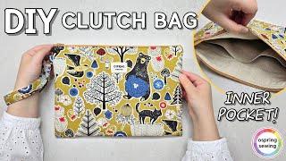 [DIY] Clutch Bag with 2 pocket | How to make a Clutch Bag  EASY & QUICK