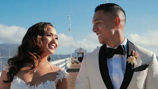 Beautiful bride and groom - Emotional Pebble Beach Wedding Video - The Beach and Tennis Club