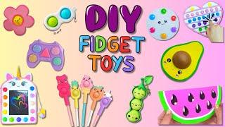 13 DIY Best Compilation POP IT Fidget Toys! Anti Stress Fidgets!