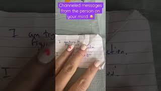  CHANNELED MESSAGES FROM THE PERSON ON YOUR MIND…  #psychic